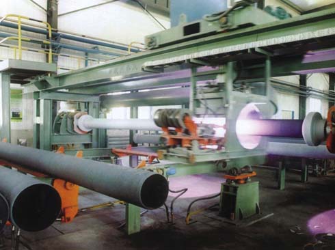 球墨鑄鐵管生產(chǎn)車間