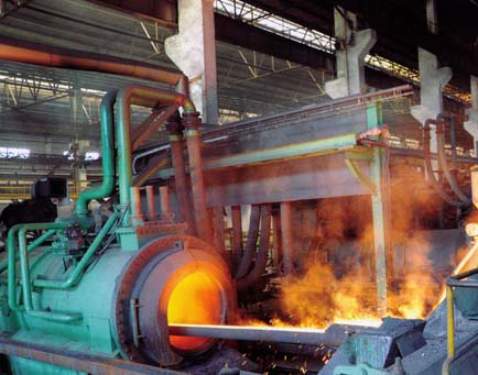 球墨鑄鐵管生產(chǎn)車(chē)間