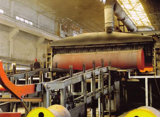 球墨鑄鐵管生產(chǎn)車(chē)間