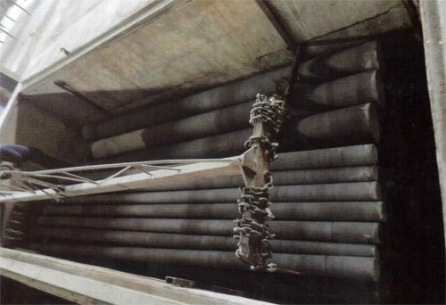 球墨鑄鐵管生產(chǎn)車(chē)間-水泥養(yǎng)生